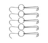 Chinese Bacon Hanging Hooks 25Pcs Ideal for Barbecue Cooking Kitchen Meat Fish Hook Design Silver Color