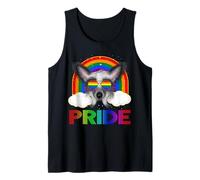 Chinese Crested Dog LGBT Rainbow Gay Lesbian LGBT Pride Camiseta sin Mangas