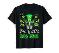 Chinese Crested Dog One Lucky Dog Mom Dogs St Patrick's Day Camiseta