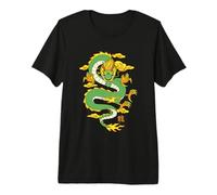 Chinese Dragon Tattoo Drachen Samurai Wu Japanese Art Japan Camiseta Premium