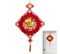 Chinese Good Luck Pendant 2026 - Spring Tassel, Twenty-Piece Seasonal Artifact for Prosperity Wishes, Vibrant Red Accents, Accessories, Home Furnishings for Motor Car, Study, and Kitchen