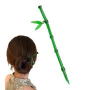 Chinese Hair Sticks, Bamboo Shape Chopsticks, 6.5in Decorative Resin Hairpins, Elegant Bun Holder Pins, Tea Art Display for Banquet Etiquette, Daily Use, Outdoor, Home Decor