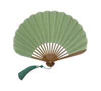 Chinese Hand Fan | Cute Seashell Ancient Fabric Wind Blower