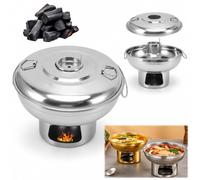 Chinese Hot Pot and Chinese Cooking Vessel with Lid，B-22CM