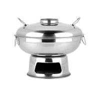 Chinese Hot Pot Charcoal Portable Cooker with Lid | Dry Ice Pot