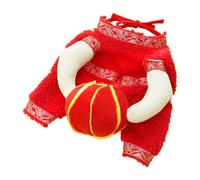Chinese Lantern Dog Clothes, Chinese New Year Dog Disfraz, Lantern Dog Clothes, Winter Coat Pet Clothes Warm Suit, Spring Festival Pet Dress Up, Polyester Pet Costumes for Chinese New Year Celebration