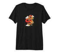 Chinese Lunar New Year Red Dragon Lover Camiseta Premium