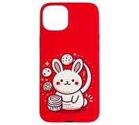 Chinese Mid Autumn Moon Rabbit MoonCake Festival Zhongqiu Carcasa para iPhone 15 Plus