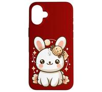 Chinese Mid Autumn Moon Rabbit MoonCake Festival Zhongqiu Carcasa para iPhone 16 Plus
