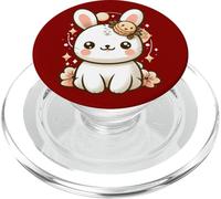 Chinese Mid Autumn Moon Rabbit MoonCake Festival Zhongqiu PopSockets PopGrip para MagSafe