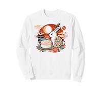 Chinese Mid Autumn Moon Rabbit MoonCake Festival Zhongqiu Sudadera