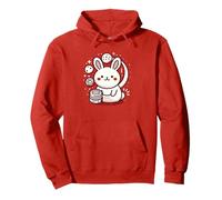 Chinese Mid Autumn Moon Rabbit MoonCake Festival Zhongqiu Sudadera con Capucha