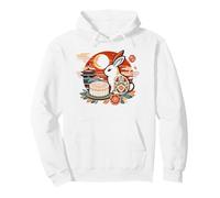 Chinese Mid Autumn Moon Rabbit MoonCake Festival Zhongqiu Sudadera con Capucha