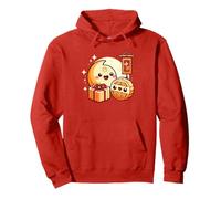 Chinese Mid Autumn Moon Rabbit MoonCake Festival Zhongqiu Sudadera con Capucha