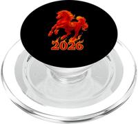 Chinese New Year 2026 Fire Horse Lunar Zodiac Red Horse PopSockets PopGrip para MagSafe