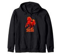 Chinese New Year 2026 Fire Horse Lunar Zodiac Red Horse Sudadera con Capucha