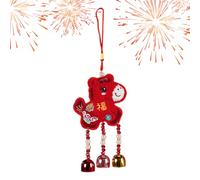 Chinese New Year 2026 Horse | 4.3x3.9inch Fortune Figuras de dibujos animados, Year of The Horse,for Home Spring Festival Party Door Window Table Wall