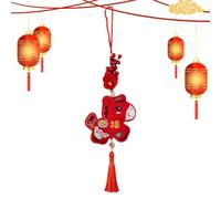 Chinese New Year 2026 Horse | 4.3x3.9inch Fortune Figuras de dibujos animados, Year of The Horse,for Home Spring Festival Party Door Window Table Wall