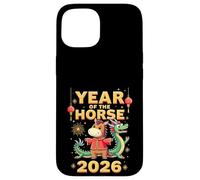 Chinese New Year 2026 Year of The Horse Carcasa para iPhone 15
