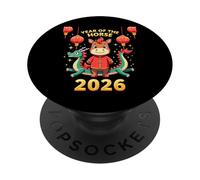 Chinese New Year 2026 Year of The Horse PopSockets PopGrip Adhesivo