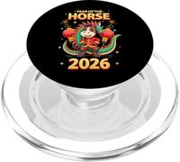 Chinese New Year 2026 Year of The Horse PopSockets PopGrip para MagSafe