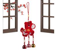 Chinese New Year Decorations - Year of The Horse Decoration | Good Luck Figurine,Fabric Hanging Ornament For Spring Festival, Cartoon Horse Toy For Door Window Table Wall For Home Party