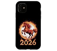 Chinese New Year Fire Horse Lunar Zodiac 2026 Carcasa para iPhone 11