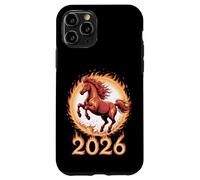 Chinese New Year Fire Horse Lunar Zodiac 2026 Carcasa para iPhone 11 Pro