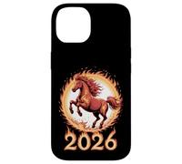 Chinese New Year Fire Horse Lunar Zodiac 2026 Carcasa para iPhone 14