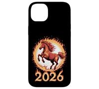 Chinese New Year Fire Horse Lunar Zodiac 2026 Carcasa para iPhone 14 Plus