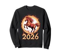 Chinese New Year Fire Horse Lunar Zodiac 2026 Sudadera