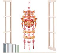 Chinese New Year Home Decor,2026 Door Sign Pendant Chinese Knot | Lunar New Year Party Supplies,for Wedding Home Room Shower Front Door Entryway Birthday