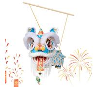 Chinese New Year Lantern Kit - Lion Dance Holiday Decoration, Home Decor New Year Lantern | For Party Restaurant Performance Parade Living Room Bedroom Study Craft Lovers Balcony