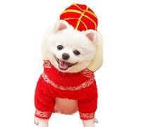Chinese New Year Pet Costume, Lunar New Year Dog Coat, Chinese Style Winter Coat Pet Clothes, New Year Spring Festival Pet Dress, Pet Cosplay Costumes, Pet Winter Coat for Dogs