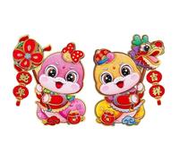 Chinese New Year Sticker, Year of The Snake Clings, New Year Door Sticker, Window Snake Decal, Festival Home Decor, Snake Year Window Clings, Chinese Door Decorations, Snake Year Sticker, New