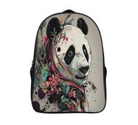 Chinese Panda Mochila Infantil,Mochila Escolar Para Niños Mochila Escolar De Dibujos Animados En 3D Mochilas Escolares Anime Mochila 3D Estampado Mochila Bolsa De Viaje Para Niños Y Niñas 40x28x16cm
