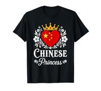 Chinese Princess China Flag Proud Chinese Girl Camiseta