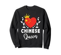 Chinese Queen China Flag Proud Chinese Woman Sudadera