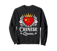 Chinese Queen China Flag Proud Chinese Woman Sudadera