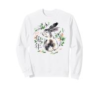 Chinese Rabbit New Year, The Cottage Core Bunny Sudadera