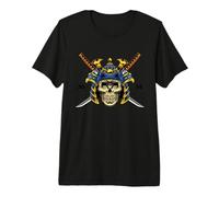 Chinese Samurai Ninja Tattoo Drachen Wu Japanese Art Kunst Camiseta Premium