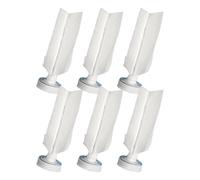 Chinese Shuttlecock - 13cm Kick Shuttlecock | Volante Plumas para Patear - Pack 6 | Base Tendón Goma - Agarre Elevado Control | Set Fitness Deportivo - Entrenamiento Exterior, Reflejos, Juego Familiar