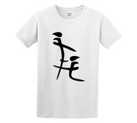 Chinese Symbols Blowjob Funny Men T-Shirt White Unisex Tops Casual tee 3XL