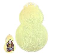 Chinese Tai Sui Card Keepsake, Auspicious Prosperity Symbol Decor Card, Traditional Blessing Charm Display for Tabletop Bookshelf Nightstand Bedroom Dorm Family Friends Students Desk Ornament