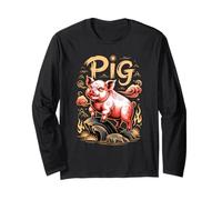 Chinese Traditional Art Pig Pigs Manga Larga