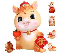 Chinese Zodiac Horse Resin Money Saving Banks (B, Medium)