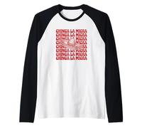 Chinga La Migra Bold Cultural Expression Statement Tees Camiseta Manga Raglan