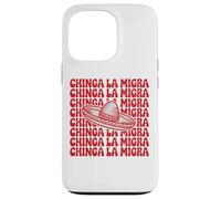 Chinga La Migra Bold Cultural Expression Statement Tees Carcasa para iPhone 13 Pro