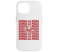 Chinga La Migra Bold Cultural Expression Statement Tees Carcasa para iPhone 14