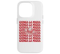 Chinga La Migra Bold Cultural Expression Statement Tees Carcasa para iPhone 14 Pro